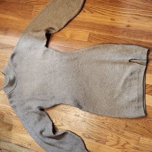 H&M flattering sweater dress with small slit